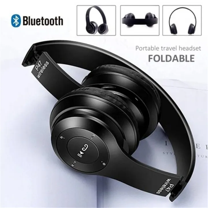 P47%20Bluetooth%204.2%20Headset%20Multifunctional%20Stereo%20Headphone%20Earphone%20Mp3/Mp4%20-%20Image%205