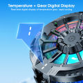 DoomHot 2 In 1 Phone Cooler Mobile Phone Gaming Fast Cooling And Heat Dissipation Live Streaming Mobile Game Phone Heat Sink Mobile Phone Cooler RGB Lighting Radiator. 