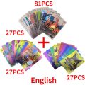 pokemon cards golden 15-81PCS Pokemon Colorful Gold Foil Card English French German Spanish Pikachu Arceus Charizard Silver Rainbow VSTAR VMAX CardParty Games Crafts. 