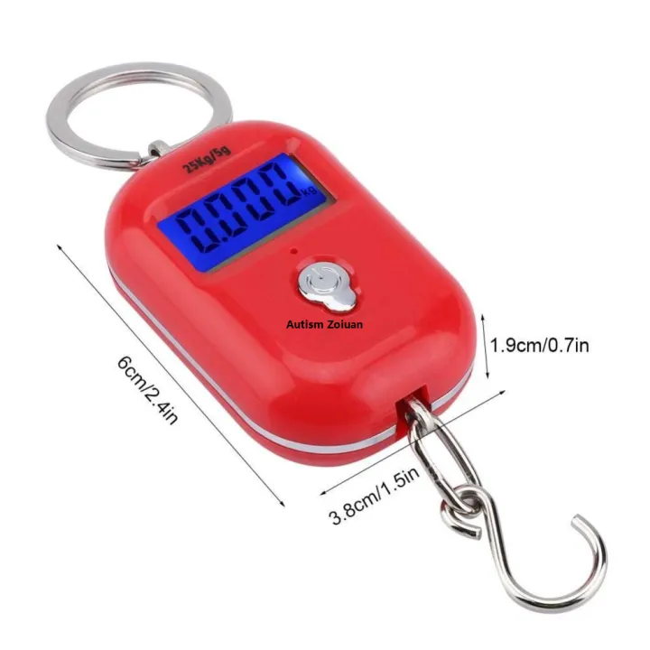 Hook Keychain 5g Electronic Scale Portable Scale Hanging Capacity 25Kg ...