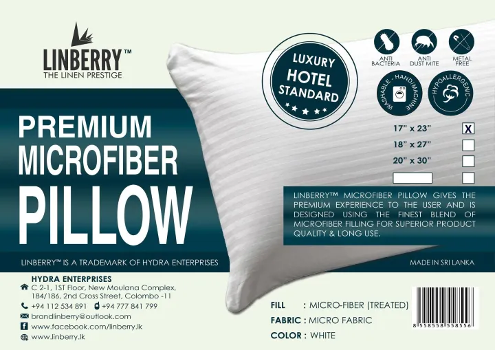 Micro Fiber Pillow - 17"x23"
