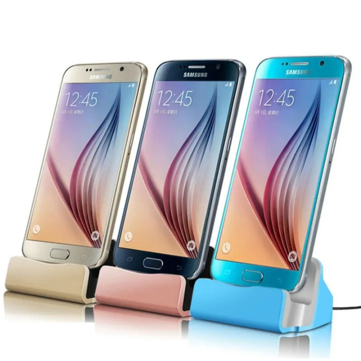 GEUMXL Micro Sync Data Charging Dock Station Desktop Charger USB Cable For for Samsung Galaxy S4 J5 Note 4 Oneplus LG Android