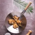 stainless steel polish rice pan Wok pan / koththu pan high quality size 30CM. 