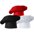 【Miga Plaza】Professional Elastic Adjustable Men Women Cap Kitchen Cooking Baker Chef Hat. 