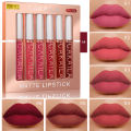 6 Pcs lipstick Set Waterproof Matte Velvet colours Long Lasting Cakaila Lipstick Set. 