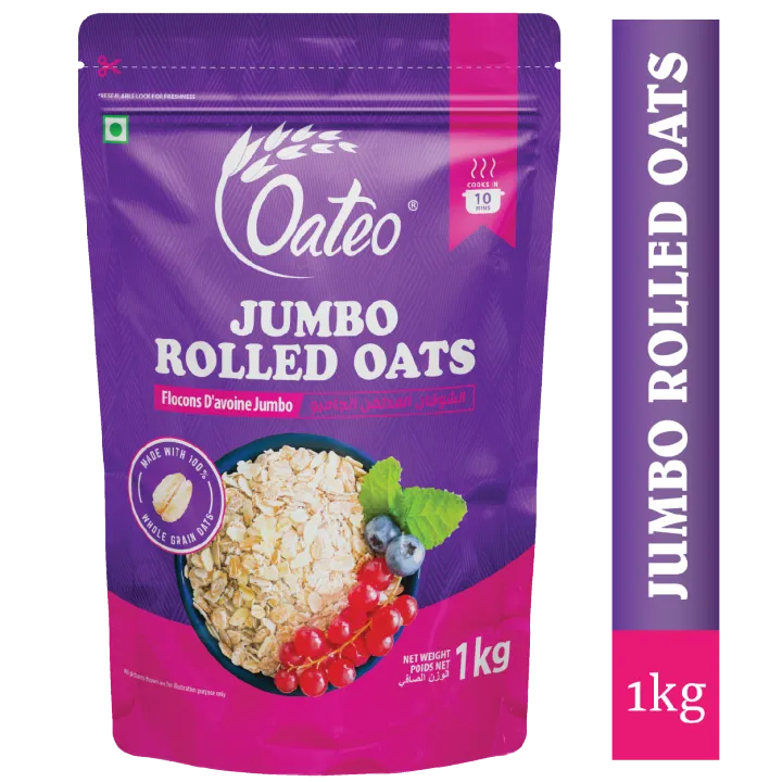 Oateo Rolled Oats Pouch - 1kg