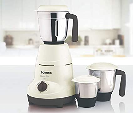 Borosil Home Star 500W Mixer Grinder with Stainless Steel Jars