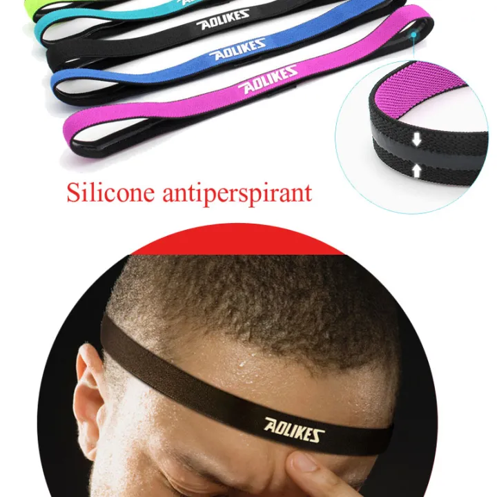 NEW%20%E3%80%90LATS%20Store%E3%80%91Aolikes%20Nylon%20Elastische%20Hoofdbanden%20Zweetband%20Antislip%20Voor%20Mannen%20Haarbanden%20Running%20Zweet%20Bands%20fitness%20Hoofdband%20-%20Image%202
