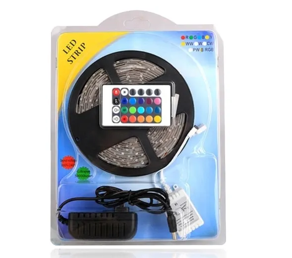 Newest%205M%202835%20SMD%20RGB%20Flexible%20300%20LED%20Light%20Strip%2060%20LED%20M+%2024%20Key%20Remote%20-%20Image%205