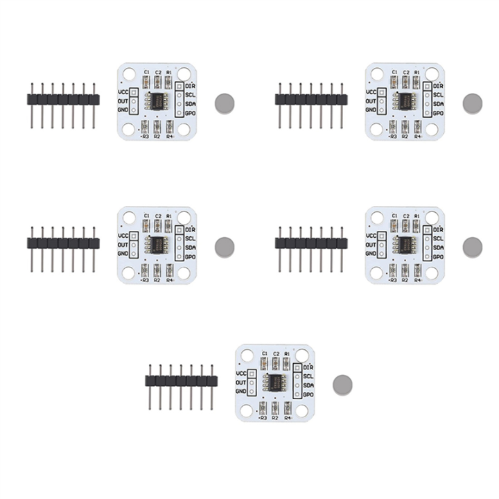 5Pcs AS5600 Magnetic Encoder Sensor Module 12Bit High Precision | Daraz.lk