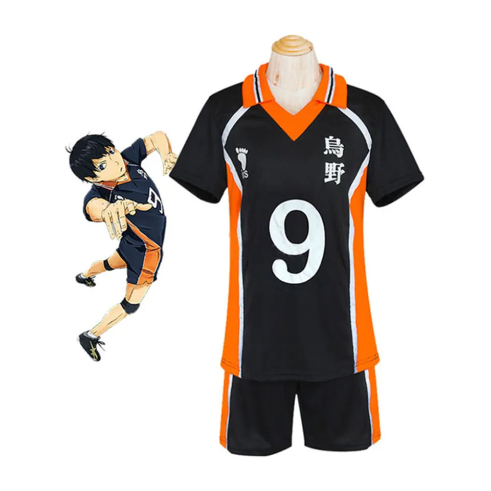 Black Clover YIMIAO Haikyuu Anime Crop Top T-Shirts Und Shorts Sport-Set  Stranger Things Merch, image size:960x960