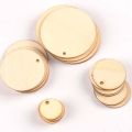50pcs Handmade NEW Round Shape Home Decoration Laser Cut Wood Piece Hanging Pendant Wood DIY Craft Wooden Ornament. 