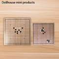1:12 cale Miniature Weiqi Game Micro Landscape for Bedroom S. 