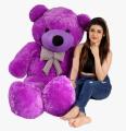 6 Feet Giant Big Size Teddy Bear - Purple Color. 