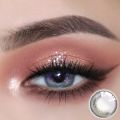 OVOLOOK-2 s/pair 10 Tone Colored Lenses for Eyes Beauty Contact Lenses Comestic Eye Color Lens 14mm for Myopia with Container. 