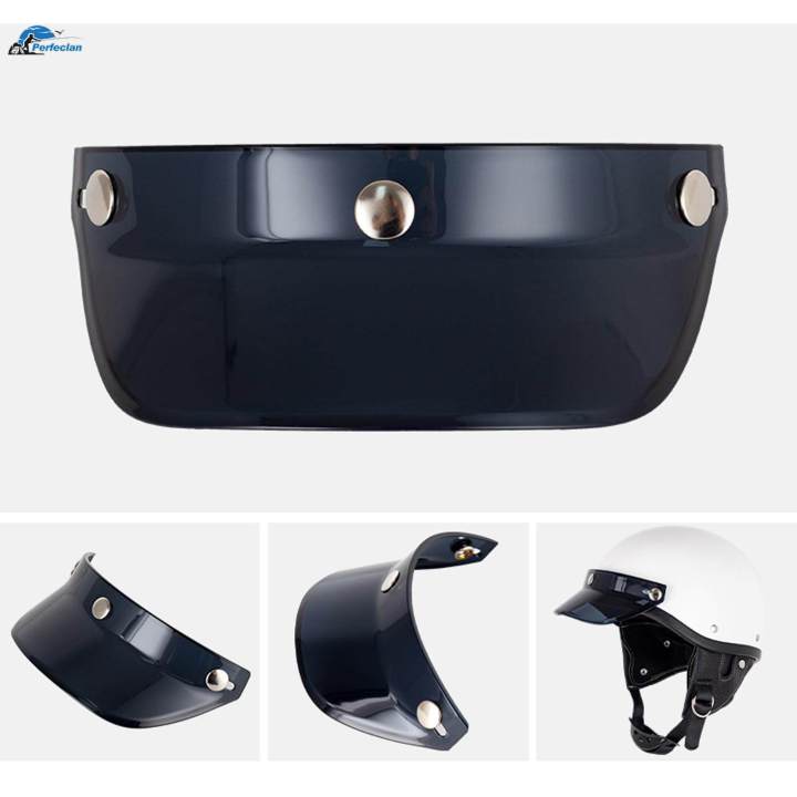 Visor%20Snap%20for%20Retro%20Helmets%203/4%20Helmets%20Black%20-%20Image%202