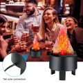 LED Fire Flame Effect Light Artificial Electric Flicker Campfire Lamp Party Decor Supplies for Bar Stage Home, US Plug. 