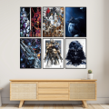 A3/A4 Size Framed wall posters Star Wars Darth Vader Aesthetic Wall Decor posters. 