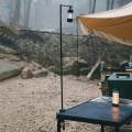 Camping Lantern Stand Lamp Pole Tripod Multifunctional Desktop Free Standing Hanging Light Holder Lantern Pole Hanger for BBQ Travel Fishing. 