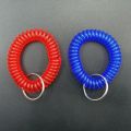 10pcs Stretchable Spiral Wrist Coil Key Tags Plastic Spring Hand Ring Garment Tag key ring. 