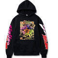 JoJo Bizarre Adventure Anime Hoodies Graphic Hoodie Sweatshirts Print Hip Hop Streetwear Pullover Casual Long Sleeve Sweatshirt. 