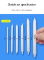 3/6pcs/set Blending Smudge Stump Stick Tortillon Sketch Art White Drawing Charcoal Sketcking Tool Rice Paper Pen artist Supplies. 