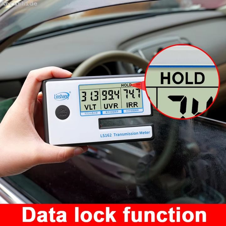 Anrushide LS162 LS162A Window Tint Meter Solar Film Car Transmission Fashion Meter Solar Film Meter VLT UV IR Rejection Tester Dropship