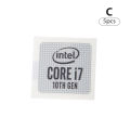 5pcs DIY Original 11th Generation Lntel Core I9 I7 I5 Sticker Laptop Desktop Cpu Label Office Sticker Label Laptop Computer Decoration DIY Label Notebook. 