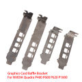 Graphics Card Baffle Bracket For NVIDIA Quadro K1200 NVS510 P400 P600 P620 P1000. 