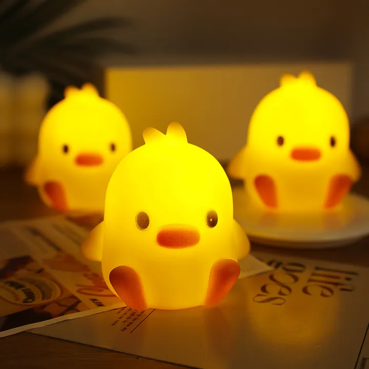 Cartoon%20Duck%20Night%20Light%20Built-in%20Battery%20Cute%20Night%20Lamp%20Little%20Yellow%20Duck%20Night%20Light%20Children's%20Cartoon%20Creative%20Gift%201Pcs%20-%20Image%204