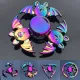 Decompression Fashionable Metal Rainbow Fidget Spinner. 
