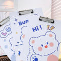 Loose-leaf File Writing Clamps Office School Supplies A4 Cute Cartoon Clipboard File Folder Hanging Writing Board Clip. 