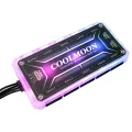 Coolmoon RGB Remote Controller Dc12v 5a Led Smart Fan Controller With 10pcs 6-pin Fan Ports 2pcs 4-pin Light Bar Ports. 