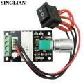 PWM DC Motor Speed Controller Governor 6V12V24V 3A Speed Regulating Switch Module Forward Reverse Rotation With Switch Function. 