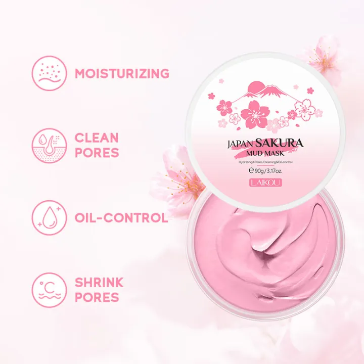 LAIKOU%20Sakura%20Skincare%20Set%20Face%20Serum%20Moisturizer%20Acne%20Pimple%20Patch%20Cleanser%20Mud%20Mask%20Brightening%20-%20Image%204