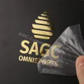 Custom 3D Gold Transfer Sticker Silver Metal Logo DTF print Perfume bottle Label Shine Embossed Brand Decal Self-adhesive relief. 