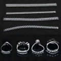 4 Sizes Transparent Invisible Ring Size Adjuster -Tightener Spiral Resizing Tool -Accessories Based Ring Jewelry Kit. 