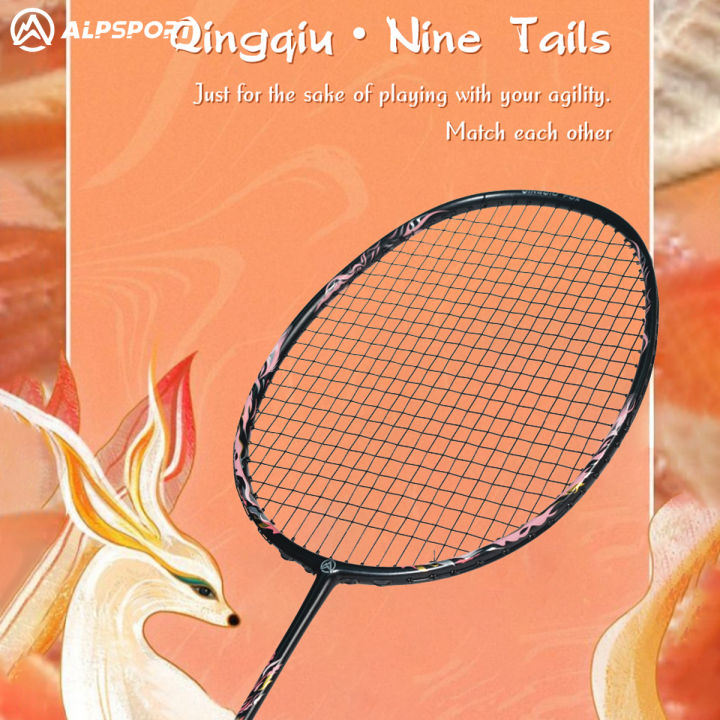 ALP-SPORTS%20Fox+8U%20Ultralight%20Carbon%20Fiber%20Badminton%20Racket%20(Women)%20%7C%20Sri%20Lanka%20Edition%20%7C%2062g%20Lightweight%20Design%20-%20Image%206