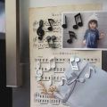 6pcs New Musical Note Fridge Magnets Plastics Gift Memo Magnets 6pcs Set Refrigerator Sticker Decorative. 