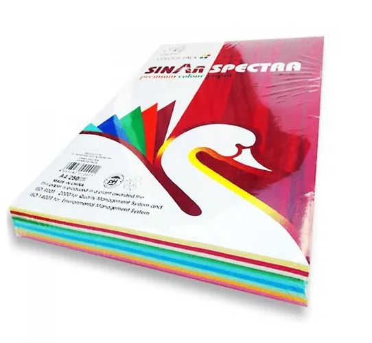 Multi Color A4 250 sheets A4 Paper Premium Papers | Daraz.lk
