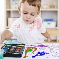 Believesinkinte Children Coloring Drawing Roll Paper Graffiti Scroll DIY Handmade Paper-cut Wall Stickers Paper Early Educational Painting Toys. 