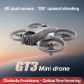 GT3 Mini NEW Drone WIFI HD Dual Camera Optical Flow Localization Dynamic Lighting Intelligent Obstacle Avoidance Quadcopters Toy. 