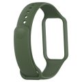 (COD Avail)For Xiaomi Mi Band 8 Active Solid Color Integrated Silicone Watch Band. 