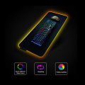 Luminous RGB Gaming Mouse pad (800mm x 300mm x 4mm) Steady rubber base & Soft microfiber. 
