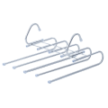 Multi-Functional Pants Hanger 5 in 1 Pants Hanger for Clothes Rack Adjustable Closet Organizer Folding Trousers Rack. 