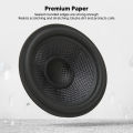 Paper Speaker Cone Drum Paper Rubber Surround 1 Inch Inner Diameter Subwoofer Cones Drum Paper for 4 Inch Speaker. 