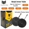 Thickened MTB Black Cat Tires 26 27.5 28/29 Puncture Resistant Mountain Bike Tyre 700X23/25C MTB Inner Tube French Valve. 