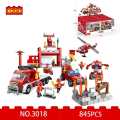 COGO Fire Building Blocks Legos Sets for Kids - Educational Assemble Bricks Toys for Kids. 