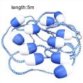 LKPCIGCXM 11 Balls Safety Float Line-5M Swimming Pool Safety Separation Rope Float Rope Line Swimming Pool Equipment. 