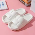 【WEJA】1PC Thick Flat Bottom Bathroom Home Slippers Fashion Soft Sole EVA Indoor lady Sandals 2023 Summer Non Slip Flip Flops. 